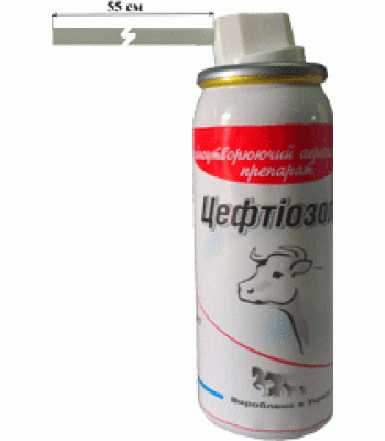 Цефтіозол піноутворюючий  аерозоль